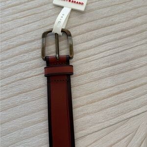 Lucky Brand Women's Brown Leather Belt NWT 36